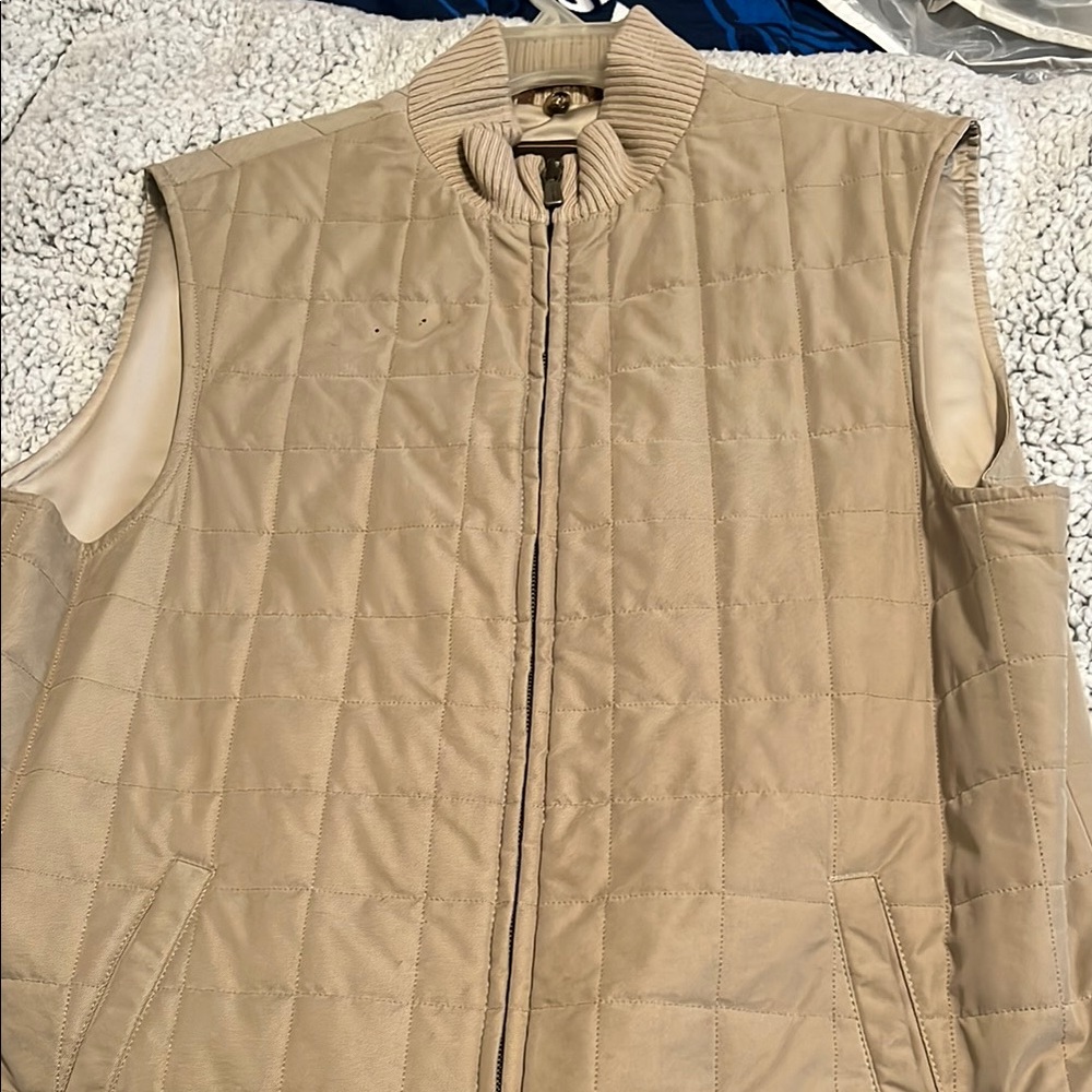 Used Loro Piana Beige/Tan Color Vest Size 52